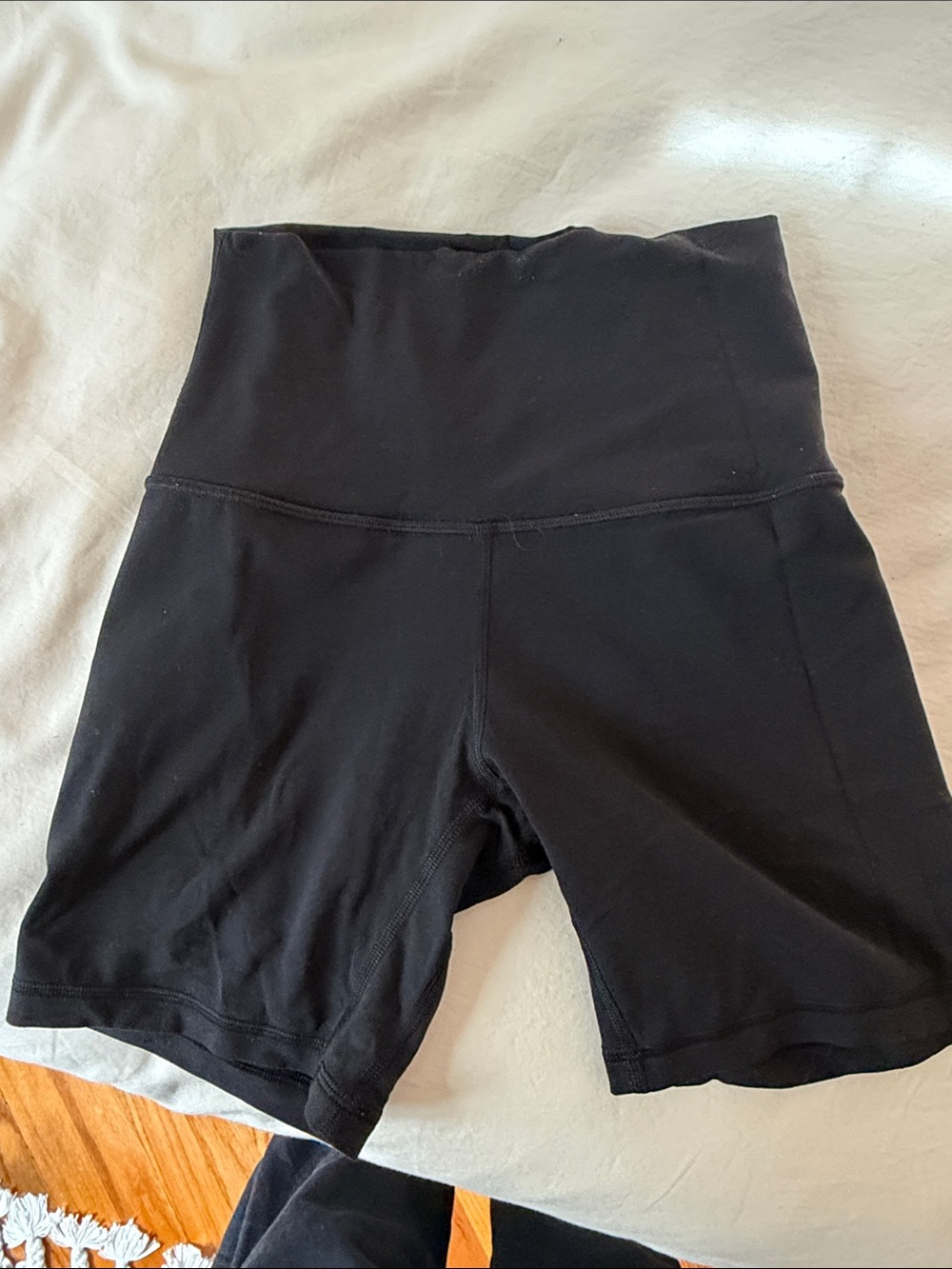 lululemon athletica Black High-Rise Bike Shorts